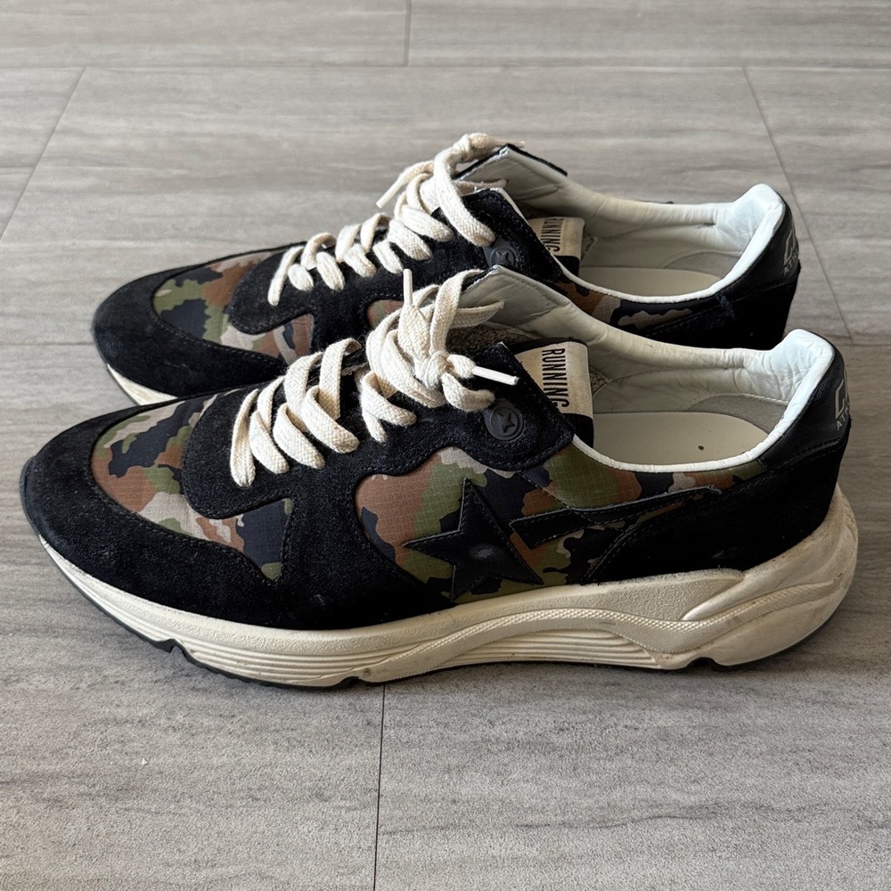 Men’s Camo Golden Goose Running Eu 44 - Picture 4 of 8